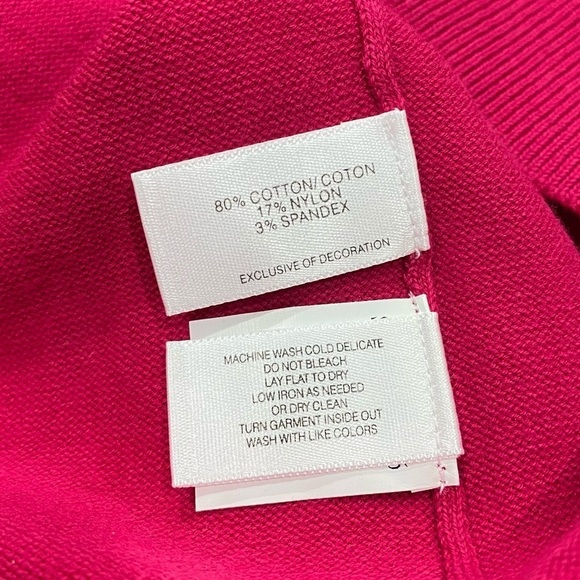 Cutter & Buck Lakemont Classic Fit V-Neck Sweater In Pink Size 3XB/3GT NWOT - Picture 5 of 5